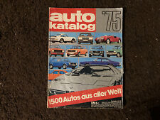 Auto katalog 1975 gebraucht kaufen  Deutschland