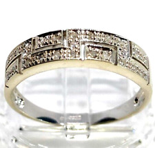 Diamond 9ct 9 Carat White Gold Ring Jewellery Jewelry Size UK S US 9.5 EU 60 for sale  Shipping to South Africa