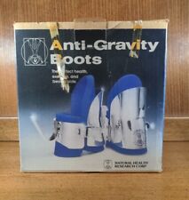 VINTAGE Anti-Gravity Metal Boots by Natural Health Research Inversion Gym Equip. for sale  Shipping to South Africa