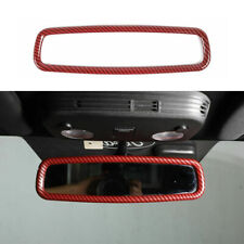 Acabamento interno da tampa do espelho retrovisor para Ford F150 2015+ Mustang 2009+ carbono vermelho comprar usado  Enviando para Brazil