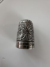 Victorian silver thimbles for sale  LOOE
