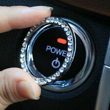 Car Accessories Button Start Switch Parts White Diamond Ring Sticker Cover Decor na sprzedaż  Wysyłka do Poland