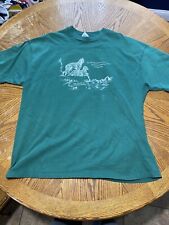 Camiseta verde vintage Hanes Beefy T feita nos EUA Scottish Deerhound cachorro GG comprar usado  Enviando para Brazil