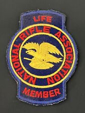 Vintage National Rifle Association NRA Life Member niebiesko-złota naszywka 4", używany na sprzedaż  Wysyłka do Poland