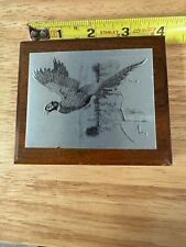 Metal etching pheasant for sale  Clear Lake