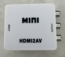 Usado, Mini conversor HDMI2AV HDMI para adaptador AV HDMI para RCA 1080P HD áudio vídeo comprar usado  Enviando para Brazil