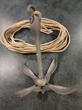 Boat Anchor, 5.5 Lbs. Folding Grapnel for tender, dinghy , or small boat 2.5 KG  for sale  Newtown