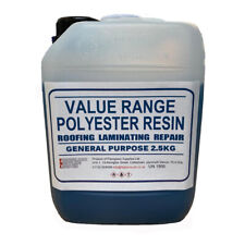 2.5kg GP Polyester Fibreglass Resin + Catalyst Value Range. Roofing Boat Repair., used for sale  Shipping to South Africa