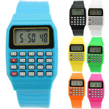 Usado, Novos relógios de pulso Infantil Digital calculadora Relógio Para Crianças Presente Quente Estudantes comprar usado  Enviando para Brazil