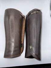 Vintage leather gaiters for sale  Denton
