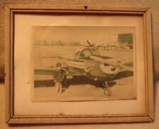 Foto vintage 1946 ERCOUPE avión 5x7 con niño ~ fotografía de avión segunda mano  Embacar hacia Argentina