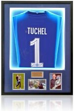 Camisa Thomas Tuchel Chelsea assinada à mão Campeões da Europa iluminada por LED para casa certificado de autenticidade comprar usado  Enviando para Brazil