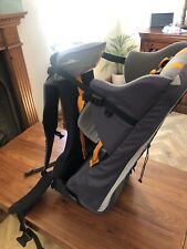 Used, Bush Baby Lite Child Infant Carrier Backpack Grey  Adjustable Walking Hiking for sale  GILLINGHAM
