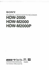 Sony user manual gebraucht kaufen  Thiede