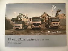 Catalogue brochure camion d'occasion  France