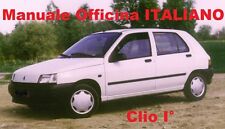 Usato, RENAULT CLIO I MK1 Prima 1 Serie 1990/1998 Manuale OFFICINA Riparazione ITALIANO usato  Val Di Nizza