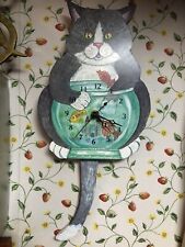 Cat clock tail for sale  Media