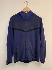 Nike Tech Fleece Men's Full Zip Hoodie Jacket Size Large Indigo Blue Zip Pockets for sale  San Ramon