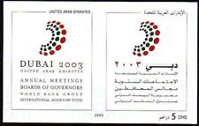 Emiratos Árabes Unidos 2003 ** Bl.24 Banco Mundial Banco Mundial Fondo Monetario Fondos Monetarios segunda mano  Embacar hacia Argentina