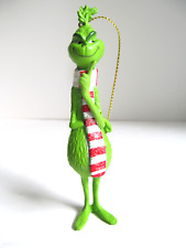 The Grinch Ornament Universal Studios Dr Suess Christmas Red White Scarf S4 for sale  Shipping to South Africa