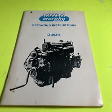 Motor diesel MWM Murphy D-202-2 manual de manutenção do operador do proprietário comprar usado  Enviando para Brazil