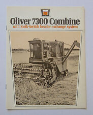 1960's-1970's Oliver 7300 Combine Brochure for sale  Lakefield