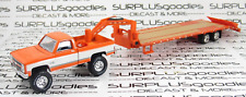 Greenlight 1:64 LOOSE LIFT Laranja 1986 Chevrolet Silverado com Reboque Gooseneck comprar usado  Enviando para Brazil