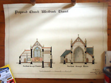 Original architect drawing for sale  HERNE BAY