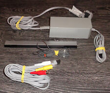 Official Nintendo Wii Replacement Cables Power Supply AV Cable Scart Sensor Bar for sale  Shipping to South Africa