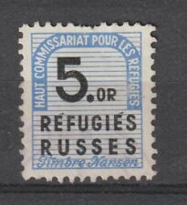 Selo de receita da França Fiscal Fiscaux Refugies et Apatrides Nansen 1939 Yv 53, usado comprar usado  Enviando para Brazil