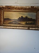 framed vintage oil painting for sale  Jackson