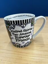 Used, Suzy Toronto Coffee Mug Kindred Spirits Friends EUC Mint BFFs Cup 2015 Amazing for sale  Shipping to South Africa