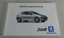 Usado, Instrucciones Servicio/Manual Peugeot 206 Stand 06/2000 comprar usado  Enviando para Brazil