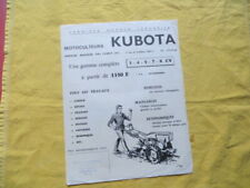 Motoculteurs kubota feuillet d'occasion  Saint-Laurent-de-la-Cabrerisse