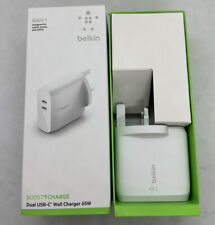 Belkin BOOST↑Charge Pro GaN Fast Dual USB-C Wall Charger 65W for sale  Shipping to South Africa