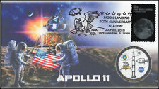 19-200, 2019, Pouso na Lua, Carimbo Postal Pictórico, Capa de Evento, Apollo 11, Cabo Cana comprar usado  Enviando para Brazil