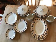 Used, Royal Crown Derby dinner service inc plates, servers, tureen, jugs for sale  STROUD