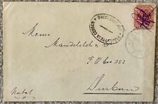 Capa clássica 1901 1p OVPT guerra bôer censurada Joanesburgo a Durban Natal comprar usado  Enviando para Brazil