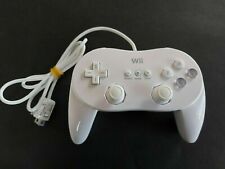 Controlador Pro Profesional Genuino Nintendo Wii Blanco Clásico segunda mano  Embacar hacia Argentina