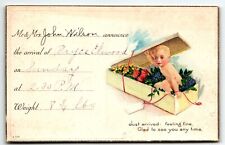 Birth announcement postcard for sale  Altoona