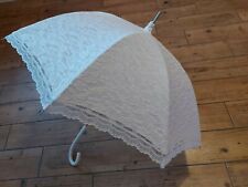 Wedding umbrella white for sale  KINGSWINFORD
