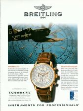 RELÓGIO MASCULINO BREITLING 1884 Magazine Print Ad Navitimer automático 2001, usado comprar usado  Enviando para Brazil