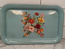 Vintage Metal Floral Servant Tray for sale  Shipping to South Africa