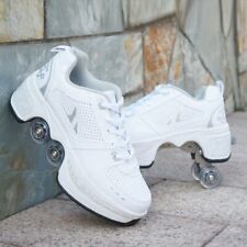 Four-Wheel Dual-Use Skating Shoes Double-Row Roller Men's Sneakers Sport Walking for sale  Shipping to South Africa