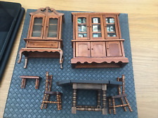 Used, Vintage Miniature Display Cabinet Table Top Wood + Glass Display Case Table for sale  Shipping to South Africa