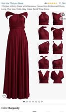 72styles Infinity Dress with Bandeau, Convertible Bridesmaid Dress, Long,  for sale  Shipping to South Africa