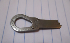 miller lock co. padlock push key # 910 * KEY ONLY, used for sale  Shipping to South Africa