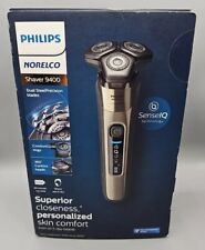 Barbeador elétrico úmido/seco Philips Norelco caixa aberta 9400 recarga S9502/83 comprar usado  Enviando para Brazil