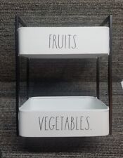 "Bandeja de canasta de metal con niveles de frutas y verduras Rae Dunn para almacenamiento de cocina 13"" H" segunda mano  Embacar hacia Mexico