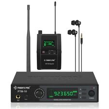 Phenyx Pro PTM-10 UHF Stereo Wireless In Ear Monitor System Wireless , used for sale  Shipping to South Africa